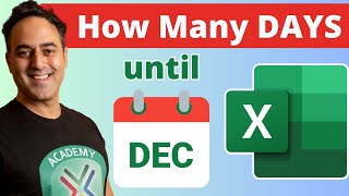 Calculate How Many Days Until a Date in Microsoft Excel [upl. by Akcira]