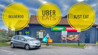 Goodbye Ford hello Honda UBER EATS DELIVEROO JUST EAT amp BEELIVERY  Bognor Regis amp Littlehampton [upl. by Nomor988]