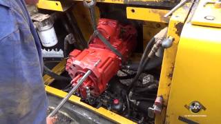 How to Install a Hydraulic Pump on an Excavator [upl. by Ajet665]