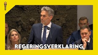 BREKEND Dick Schoof legt regeringsverklaring af [upl. by Milford112]