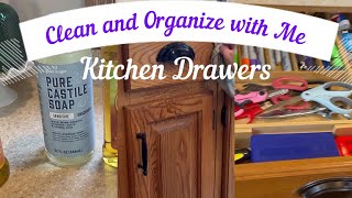 Organizing and Cleaning Kitchen Drawers [upl. by Fanni]