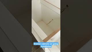 Kitchen cabinets installation homeimprovement howto [upl. by Karalynn]