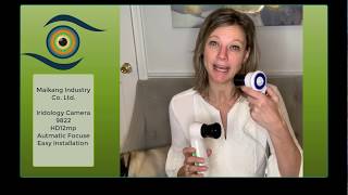 Digital Iridology Camera 9822U watch how to set it up [upl. by Maddalena]