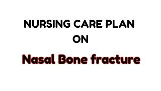 Nursing Care Plan On Nasal Bone Fracture nursingcare nursingcareplan nursing nursingexam [upl. by Keheley]