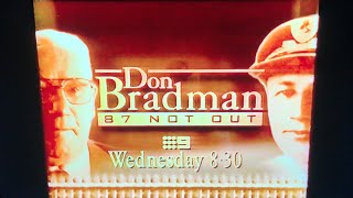 Channel Nine Cricket Bradman 87 Not Out Promo 1996 [upl. by Eelreveb]