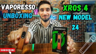 VAPORESSO  XROS 4 NEW MODEL 2024  POD UNBOXING AND REVIEW VIDEO  WICKED VAPES [upl. by Rizzi]