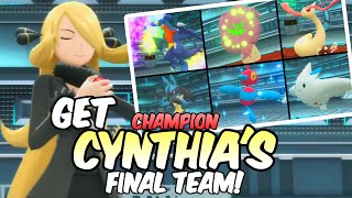 Get Cynthias SECRET 3rd Team in Pokemon Brilliant Diamond Shining Pearl [upl. by Lewanna]