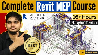 Complete REVIT MEP Tutorial for Beginners Hospital Project [upl. by Remat307]