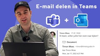 Email met bijlage delen in Microsoft Teams  Duidelijke uitleg [upl. by Balbinder]