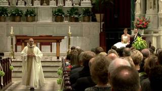 Kristin and Robs Greatest Wedding Ever  The Homily [upl. by Pinter]