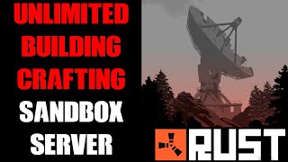 How To Setup Your GPortal Rust Console Community Server For An Unlimited Crafting Building Sandbox [upl. by Quin]