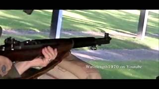 M1 Garand clip ejection 600 framessec slow motion [upl. by Nerad]