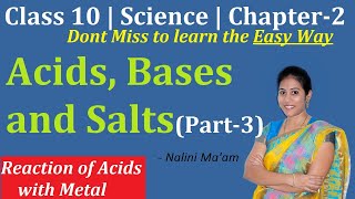 Acids Bases and Salts class 10 Chemistry  Reactivity Series  Part3 [upl. by Anaxor]