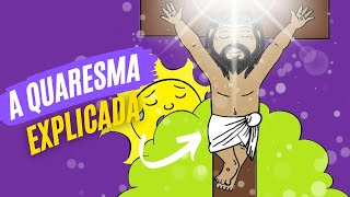 A Quaresma 🌵🙌🏼🙏🏽  Desenho Católico [upl. by Avla]