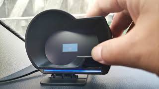 How to set the P6 HUD head up display swith GPS or OBD modeDatongTechnology [upl. by Leoine]