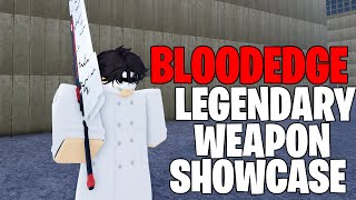 Type Soul New Arrancar Legendary Weapon BLOODEDGE Showcase [upl. by Nylorak876]