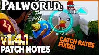 Increased Catch Rates FIXED in Palworld Patch V 141 [upl. by Butler]