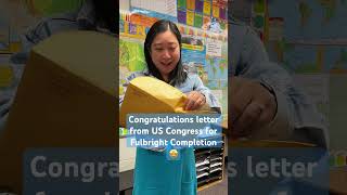 CONGRATULATIONS from Washington DC for my Fulbright Teacher Exchange 🤩 hongdinh fulbright msDinh [upl. by Row]