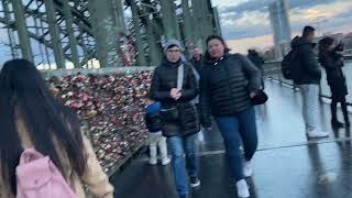 PADLOCKS BRIDGE IN KÖLN GERMANY  PINAY NURSE LIFE IN GERMANY 🇩🇪 [upl. by Anyah701]