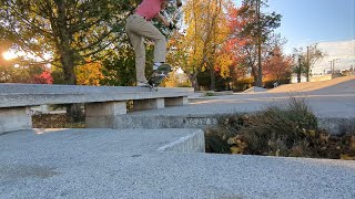 20241107 Crooked Grinding at Ed Benedict Skate Park [upl. by Cormick125]