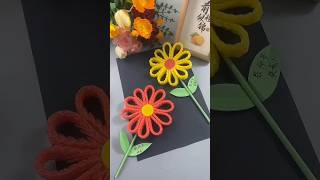 Foam flower craft 🌺🌸 diy craft islamicvideo drawing by snighda [upl. by Ailed]