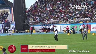 Women 200m Final  African Senior Championships Asaba 2018 [upl. by Shama]