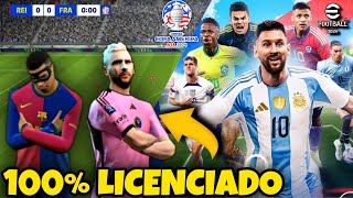 COMO BAIXAR E INSTALAR O EFOOTBALL 2024 MOBILE FULL LICENÇAS VERSÃO COPA AMÉRICA [upl. by Daney830]