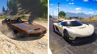 Upgrading 100 Slowest to Fastest Cars in GTA 5 RP [upl. by Hulen]