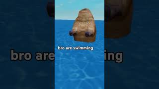 bro are swimming brookhaven roblox content [upl. by Bibi]