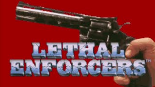 Lethal Enforcers SNES Playthrough [upl. by Killigrew]