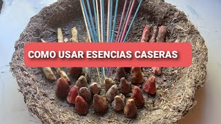 COMO USAR ESENCIAS NATURALES PARA SAHUMERIOS CASEROS ¡¡ [upl. by Richmound]