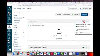 Setting up a Mandatory Syllabus Quiz in Canvas [upl. by Rebecka]