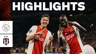 European nights in Amsterdam 😍  Highlights amp reactions Ajax  Beşiktaş  UEFA Europa League [upl. by Ahsropal]