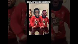 Meek Mill Diddy and Rick Ross dancing together [upl. by Orelu72]