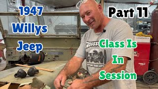 Vintage Willys CJ Part 11  Panel Repair Class Is In Session 🤓 [upl. by Adachi]