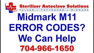 Midmark M11 ERROR CODES We Can Help [upl. by Niveb]