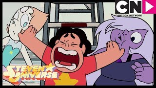 Steven Universe  Amethyst and Pearl Wont Stop Arguing  Giant Woman  Cartoon Network [upl. by Holtorf]