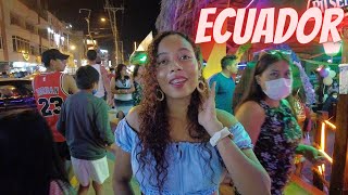 Nightlife in Esmeraldas Ecuador  Atacames Beach [upl. by Estell]