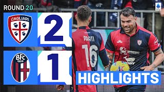 CAGLIARIBOLOGNA 21  HIGHLIGHTS  Huge comeback win for the Sardi  Serie A 202324 [upl. by Mojgan311]