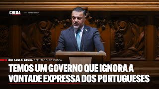 Temos um governo que ignora a vontade expressa dos portugueses [upl. by Hoskinson]