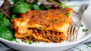 Easy Homemade Lasagne Recipe  Perfect Family Comfort Food [upl. by Mile781]