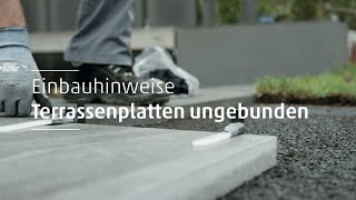 Platten richtig verlegen Die ungebundene Bauweise [upl. by Aloysia]