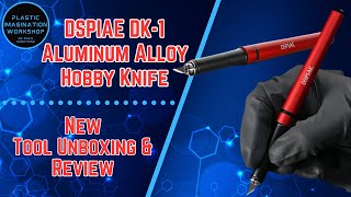 DSPIAE DK1 Aluminum Alloy Pen Knife  unboxing and review [upl. by Atoked]