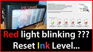 Reset Epsion printer ink level without any code L100 L200 L800 [upl. by Terag]