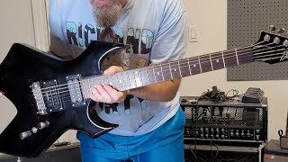 BC RICH Warlock Bronze Series 2002 model Review and Demo [upl. by Adler984]