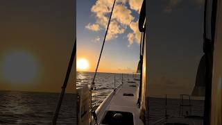 ⛵️Overnight sail in French Polynesia from Tahuata to Nuku Hiva🌊 sailing boatlife catamaran [upl. by Bertha]