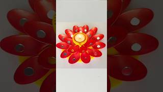 Diwali Diya decoration ideas 😍 shorts diwali diwali2024 diwalidecoration [upl. by Dovev]