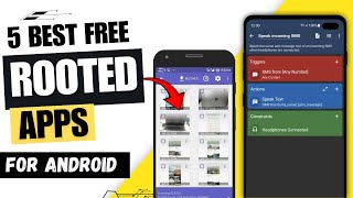 5 Best Free Rooted Apps For Android 🔥 ✅  Powerful and Useful [upl. by Mayne]