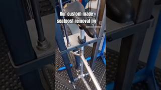 Stuck Seatpost Removal cycling bikes ride tools mechanical mtb norfolk instagram [upl. by Robbi]