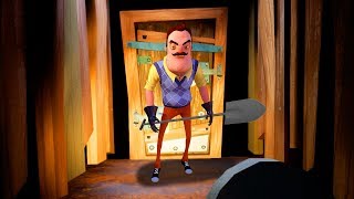 ESCAPING THE BASEMENT  Hello Neighbor Full Release Act 1 [upl. by Dario]